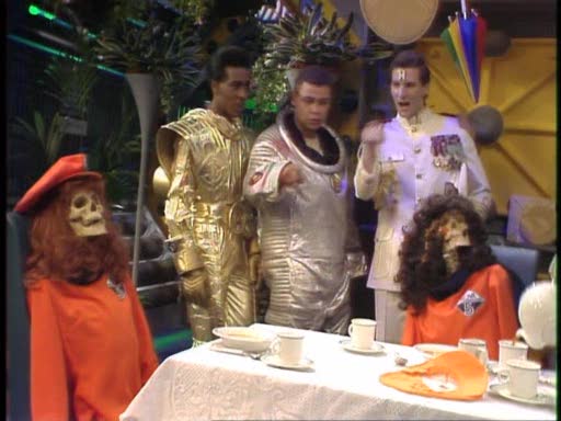 Crashed ship crew from Red Dwarf