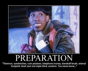 Preparation to travel Red Dwarf style!