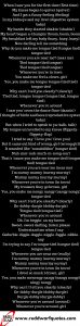 The full lyrics for Tongue-Tied from Red Dwarf