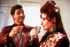 Rimmer from Red Dwarf on the Holoship
